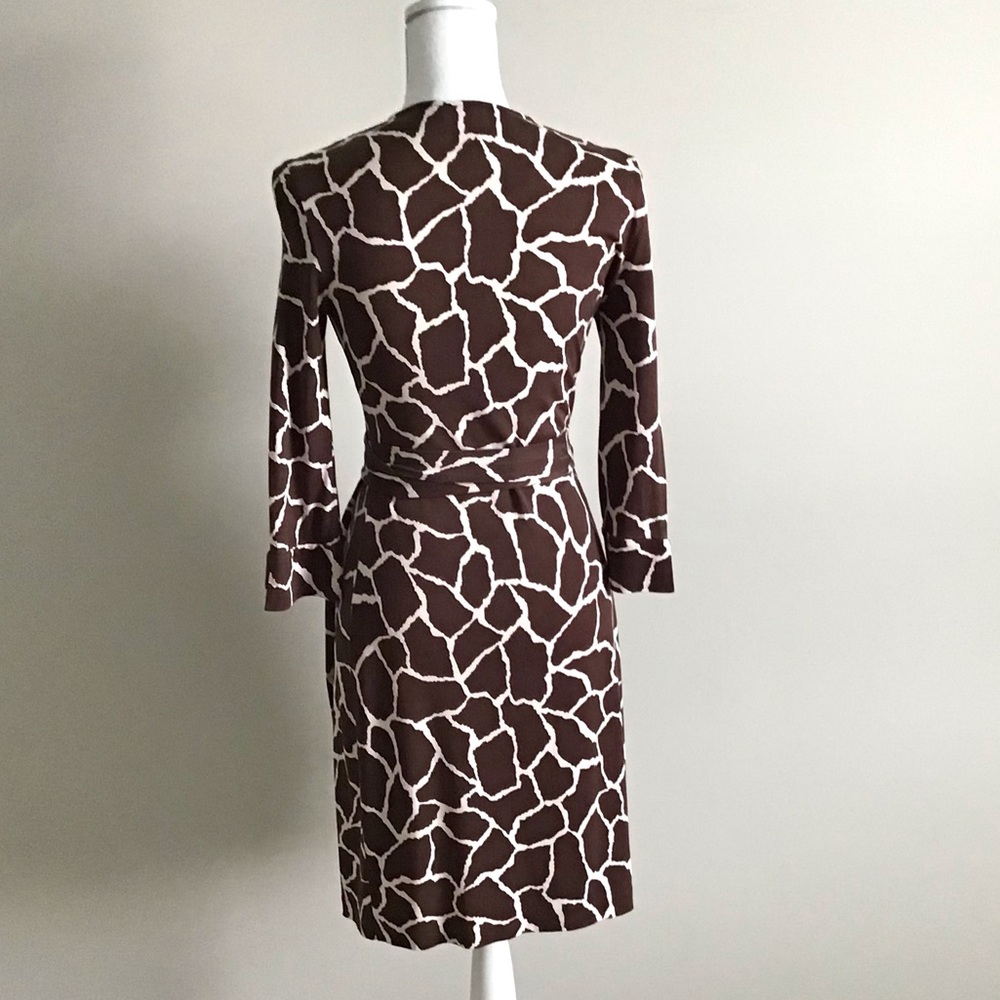 RARE Early 2000s Vintage Silk Wrap Dress ASO Lorelai Gilmore in Gilmore Girls - Picture 12 of 14